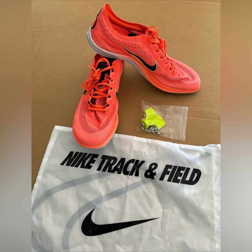 Nike ZoomX Dragonfly Track Spikes Men’s Mango CV0400-800 Distance Racing Shoes